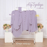 Gamis set tunik Asy Syabiya